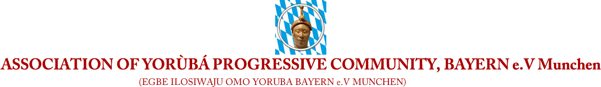 Association of Yorùbá Progressive Community, Bayern Logo